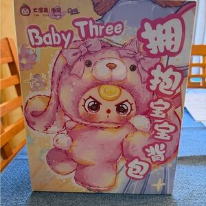 Baby Three 400% Backpack Pink Bunny